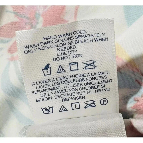 Lands End Swim Dress Rash Guard Tunic Cover Up V-Neck Long Sleeve Coverup Size S - Picture 6 of 7